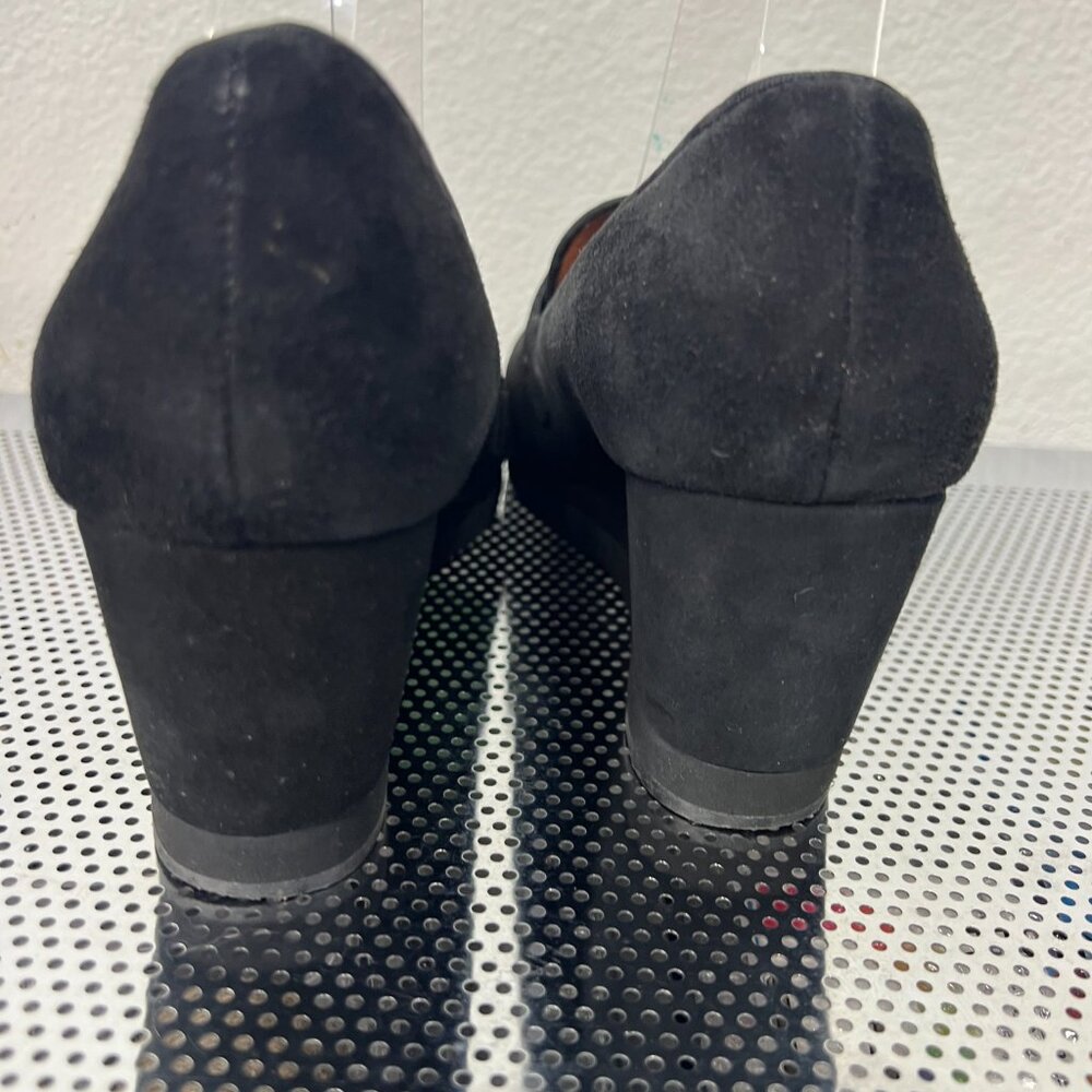 Gentle Souls Up at Dawn Womens Black Wedge Loafers‎ Loafers Size 9M - Picture 4 of 9